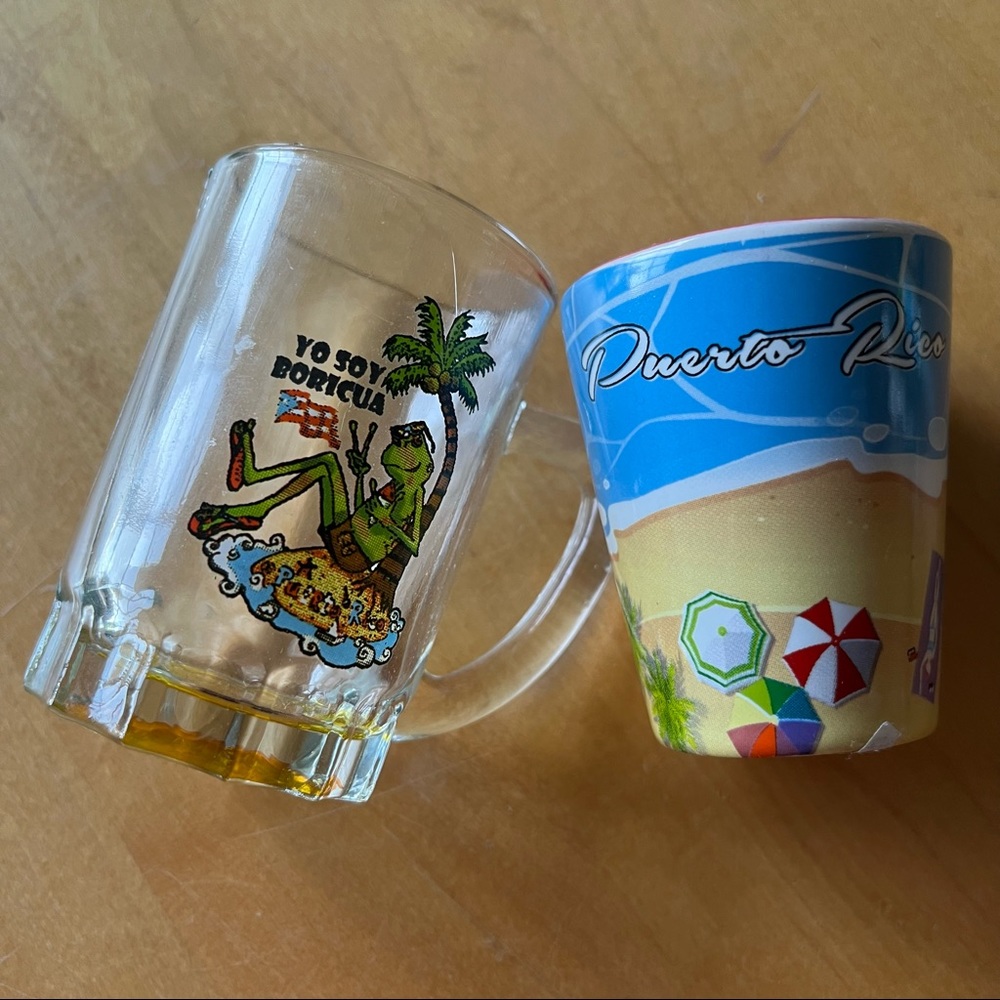 Puerto Rican Shot Glasses